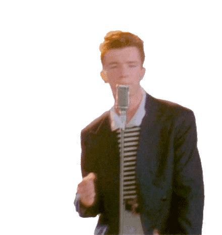 never gonna give you up gif|rick astley gif transparent.